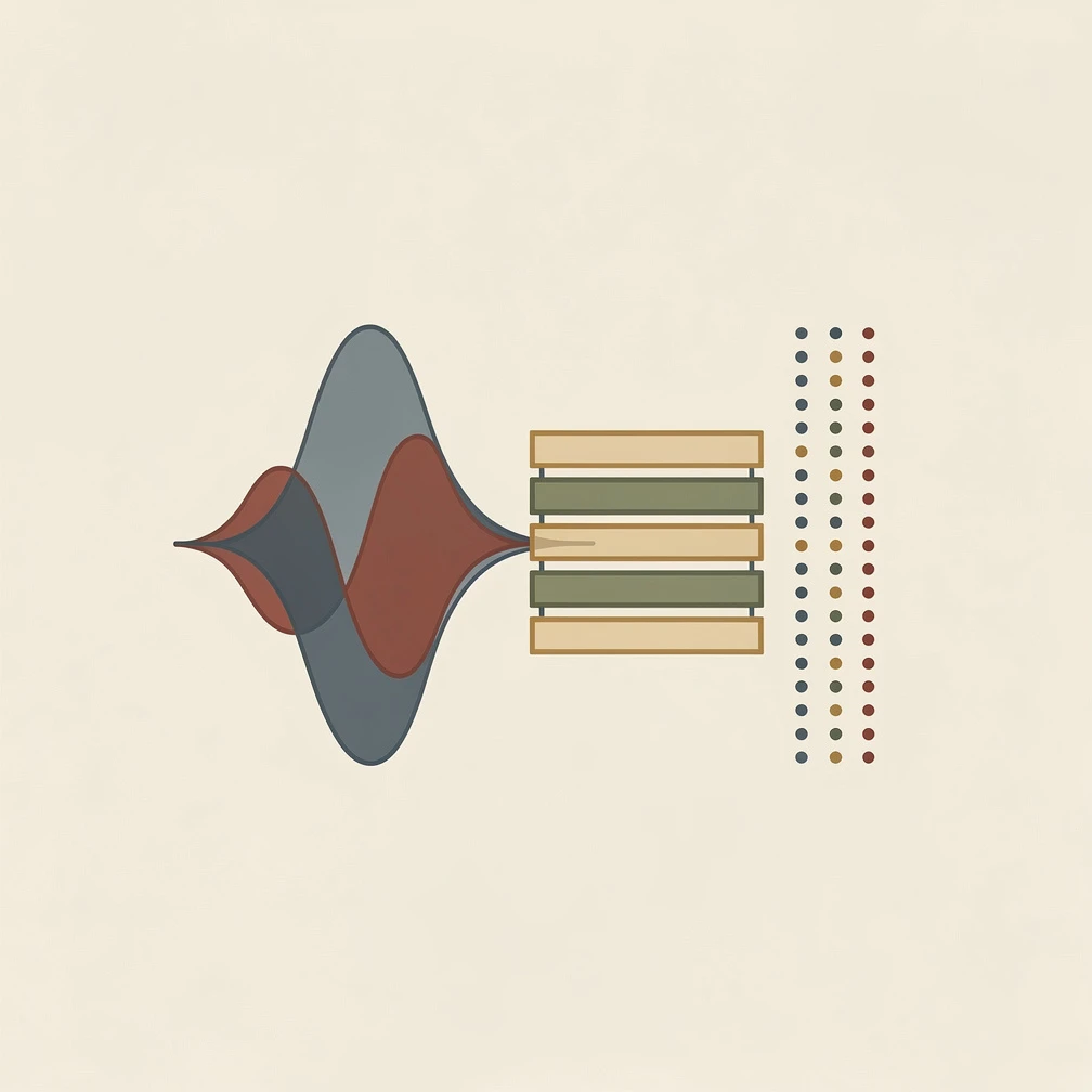 Speech encoder illustration